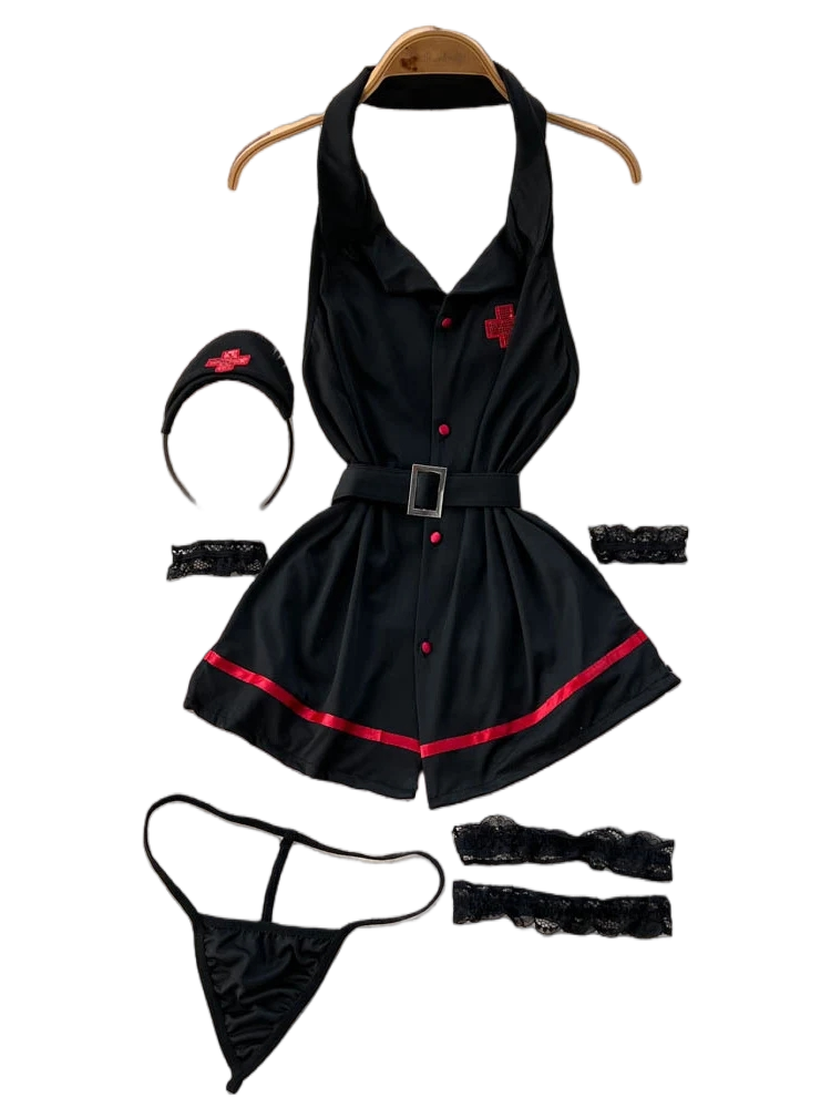 Vintage Fashion Dresses - Ensemble de lingerie sexy pour femme,