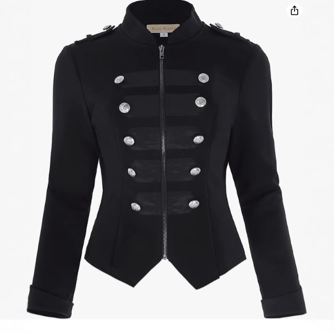 Vintage Fashion Dresses - Veste gothique punk pour femmes, coupe