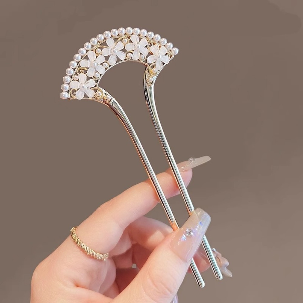 Vintage Fashion Stores - Épingles à cheveux rétro en perles,