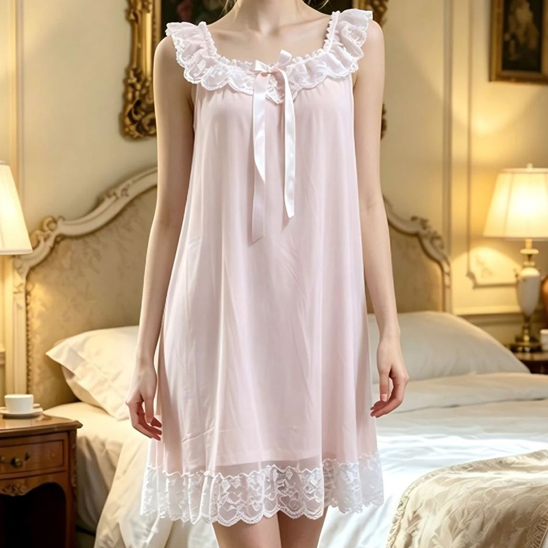 Vintage Fashion Dresses - Robe de nuit pour femme sans