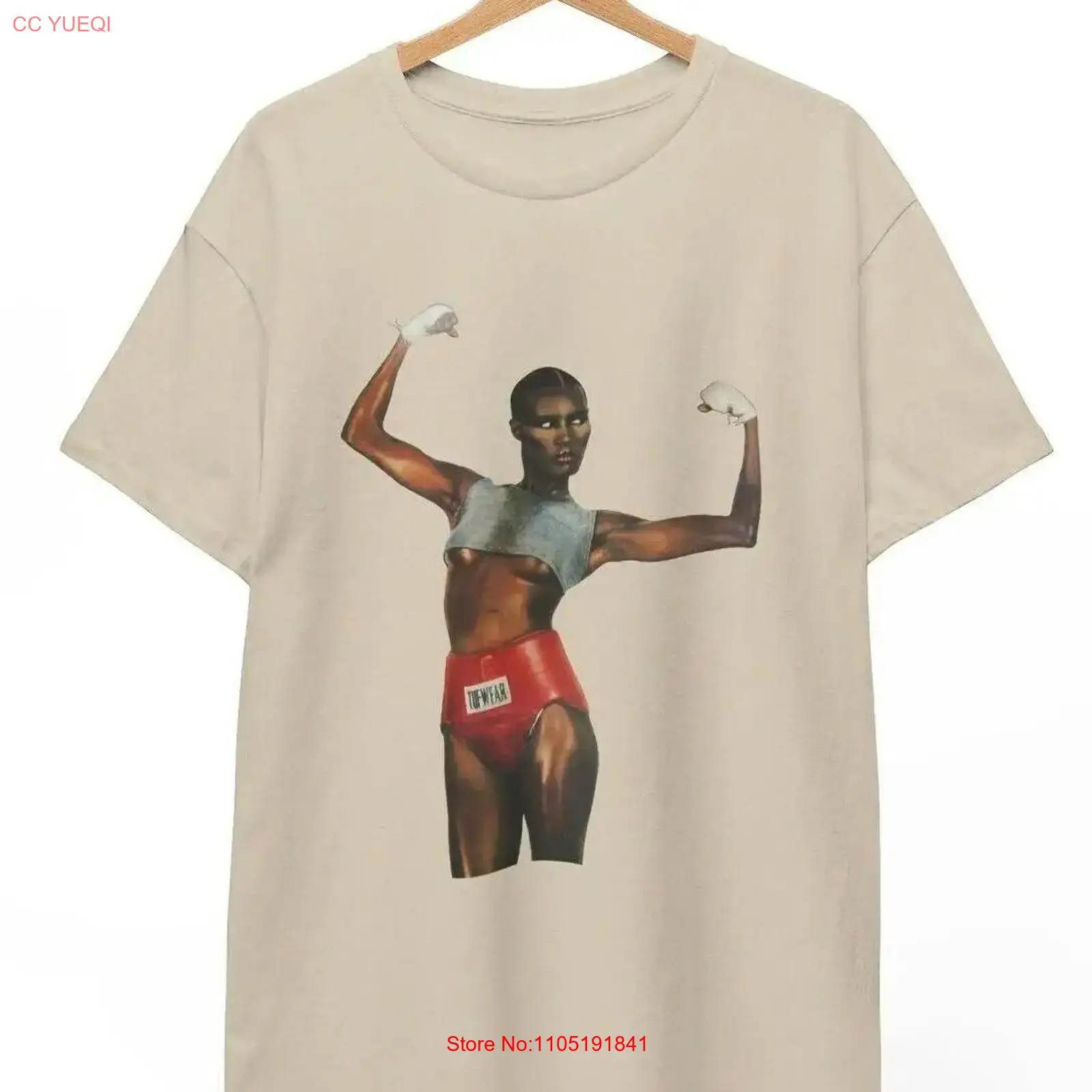 Vintage Fashion Jersey - Grace Jones tirer vers la couverture