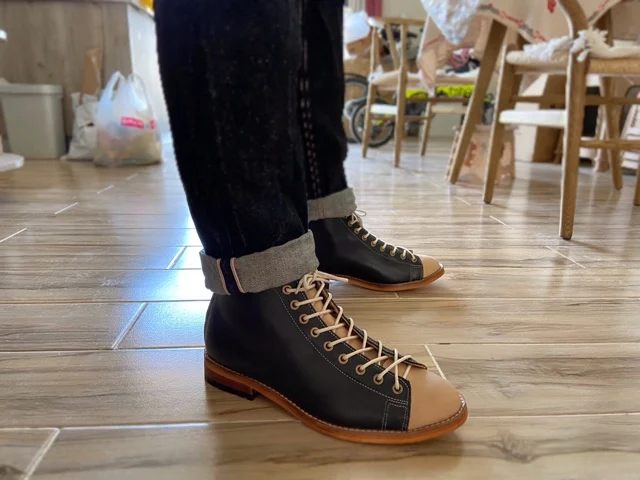 Vintage Fashion Dresses - Bottes à outils hautes pour hommes,
