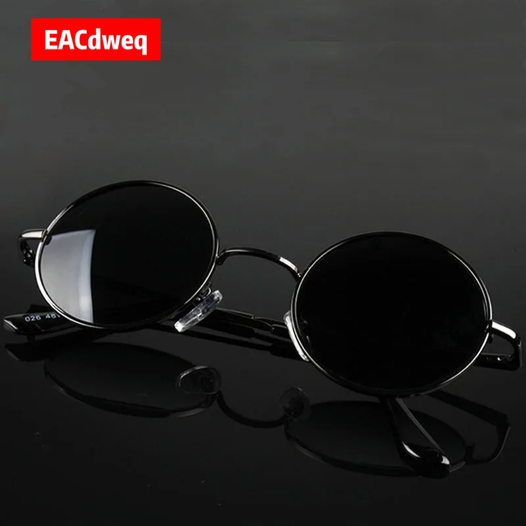 Vintage Fashion Enthusiasts - Lunettes de soleil rondes rétro vintage