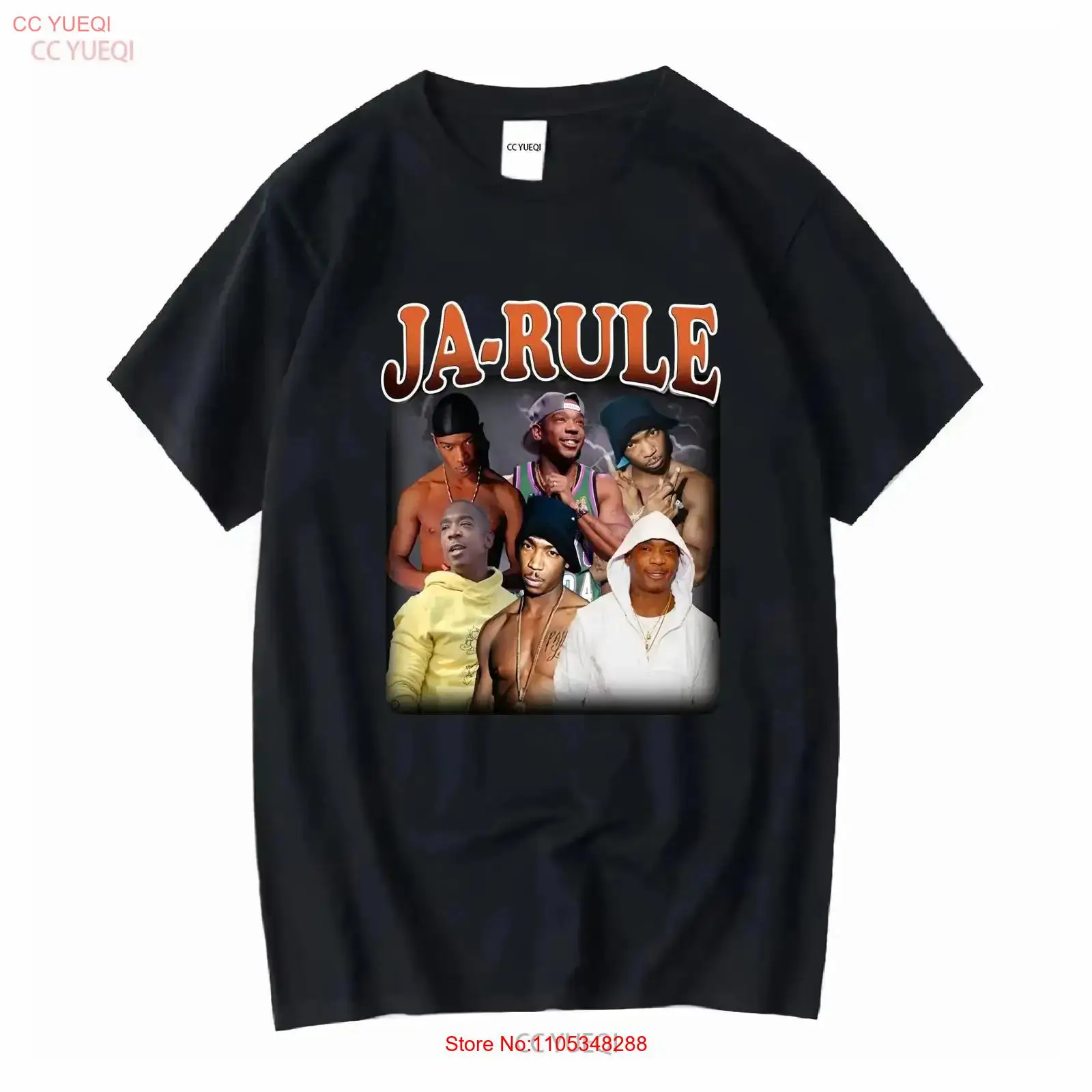 T-shirt JA RULE vintage délavé - Vintage Fashion Jersey avis et prix